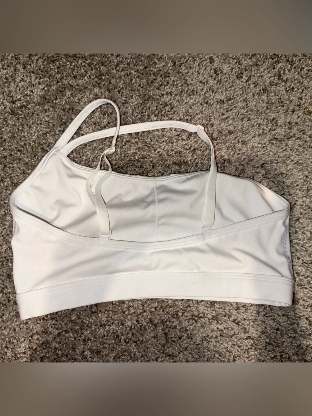 Gymshark One-Strap Sports Bra White
